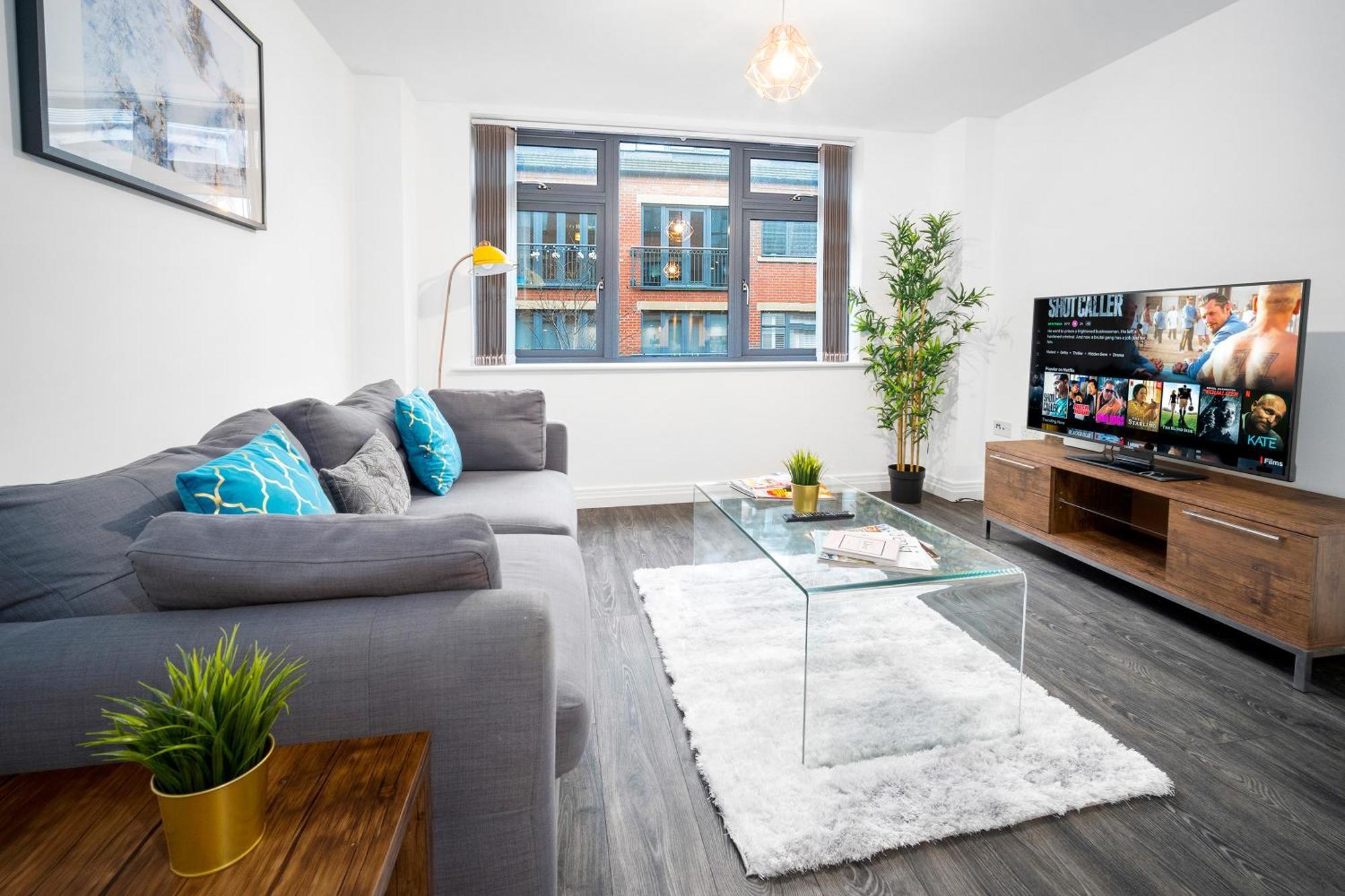 New Luxe Apartment - Secure Parking - Birmingham City Centre - Netflix - Wifi - Top Rated - 54M Экстерьер фото